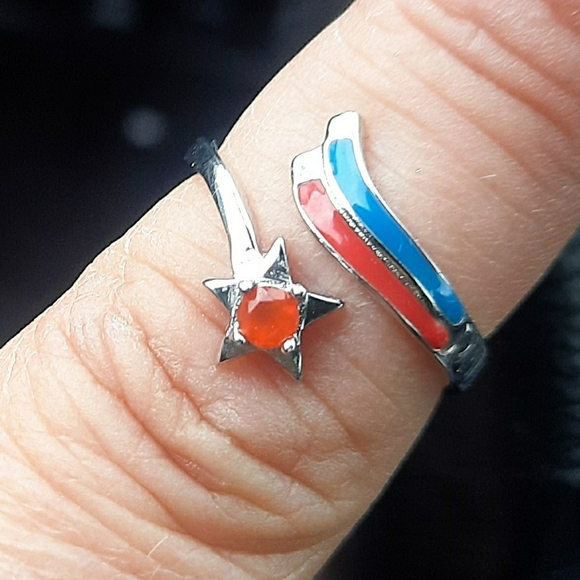 Zodiac Capricorn sterling silver ring - Picture 2 of 6